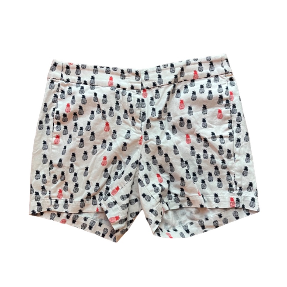 J Crew Women’s Summer shorts 4 Pineapples